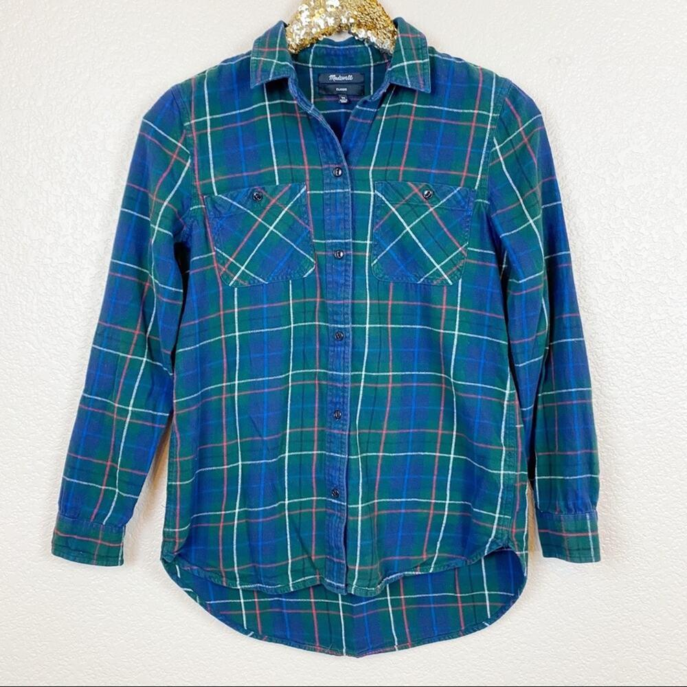 Madewell • Ontario Plaid Flannel Ex-Boyfriend Top